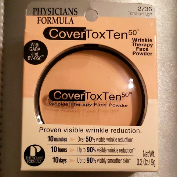 Physicians Formula NEW Wrinkle Therapy Face Powder Italy NIB Translucent LIGHT - Picture 3 of 11